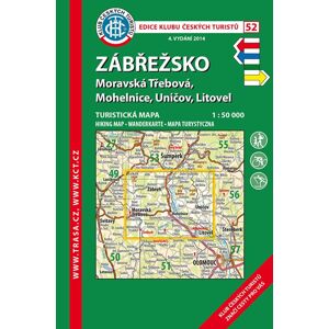 Trasa - KČT Turistická mapa - Zábřežsko, 5. vydání, 2018